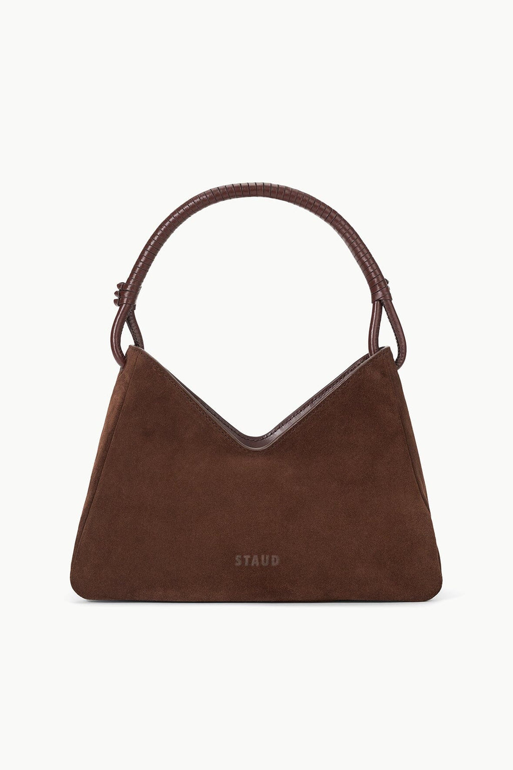 VALERIE SHOULDER BAG | MAHOGANY SUEDE