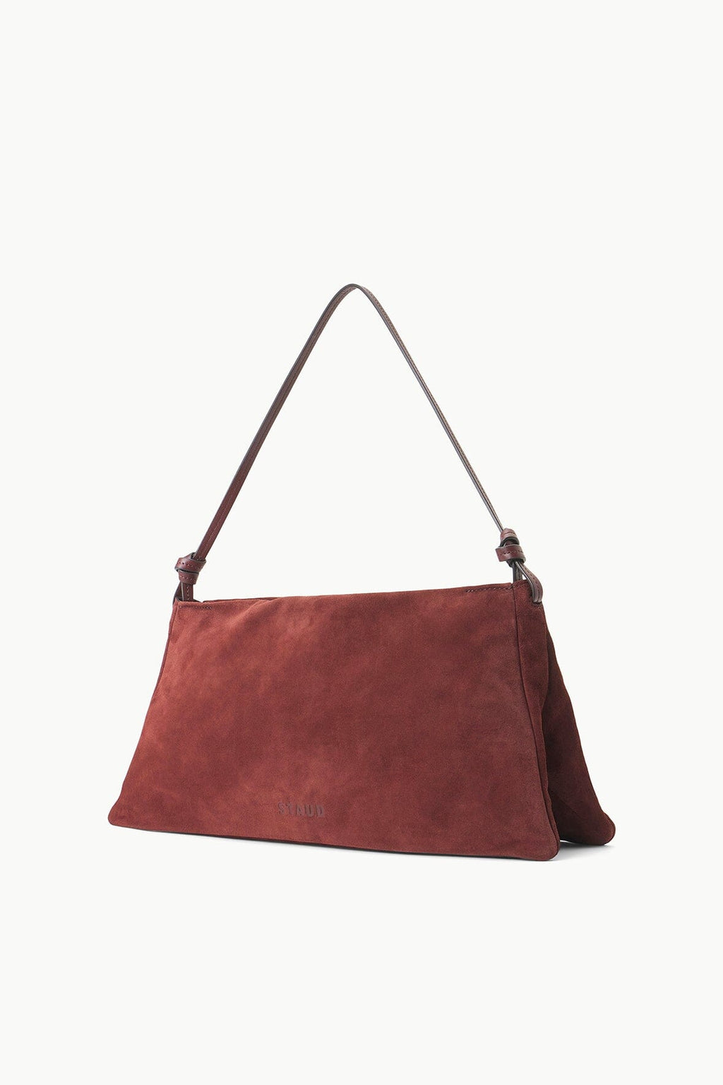 WALLY SHOULDER BAG | MAHOGANY SUEDE