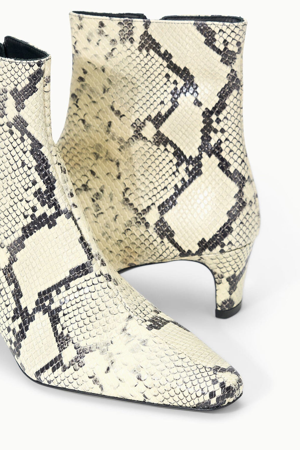 WALLY ANKLE BOOT | WHITE SNAKE