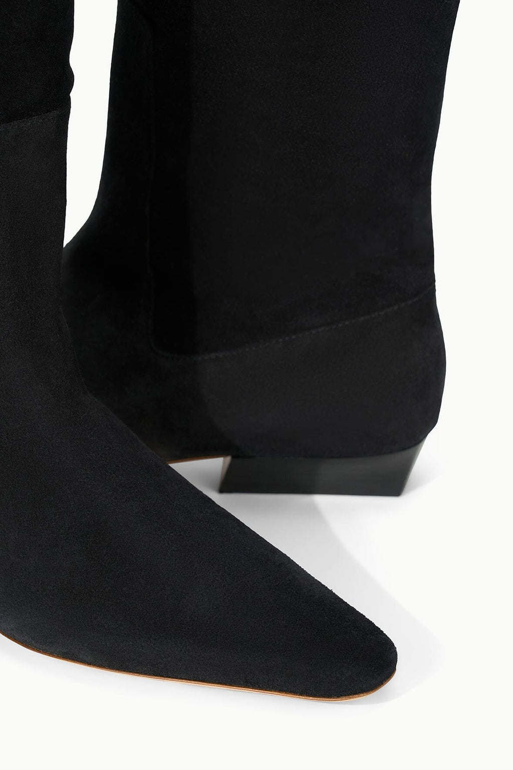 WALLY FLAT BOOT | BLACK SUEDE