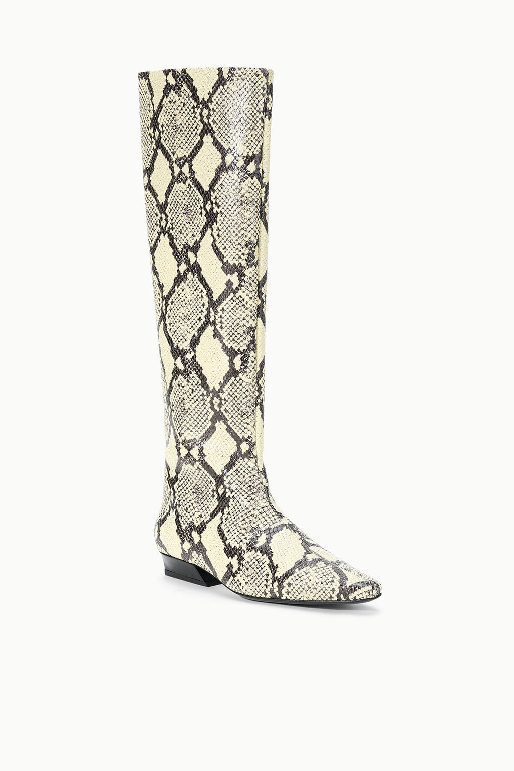 WALLY FLAT BOOT | WHITE SNAKE