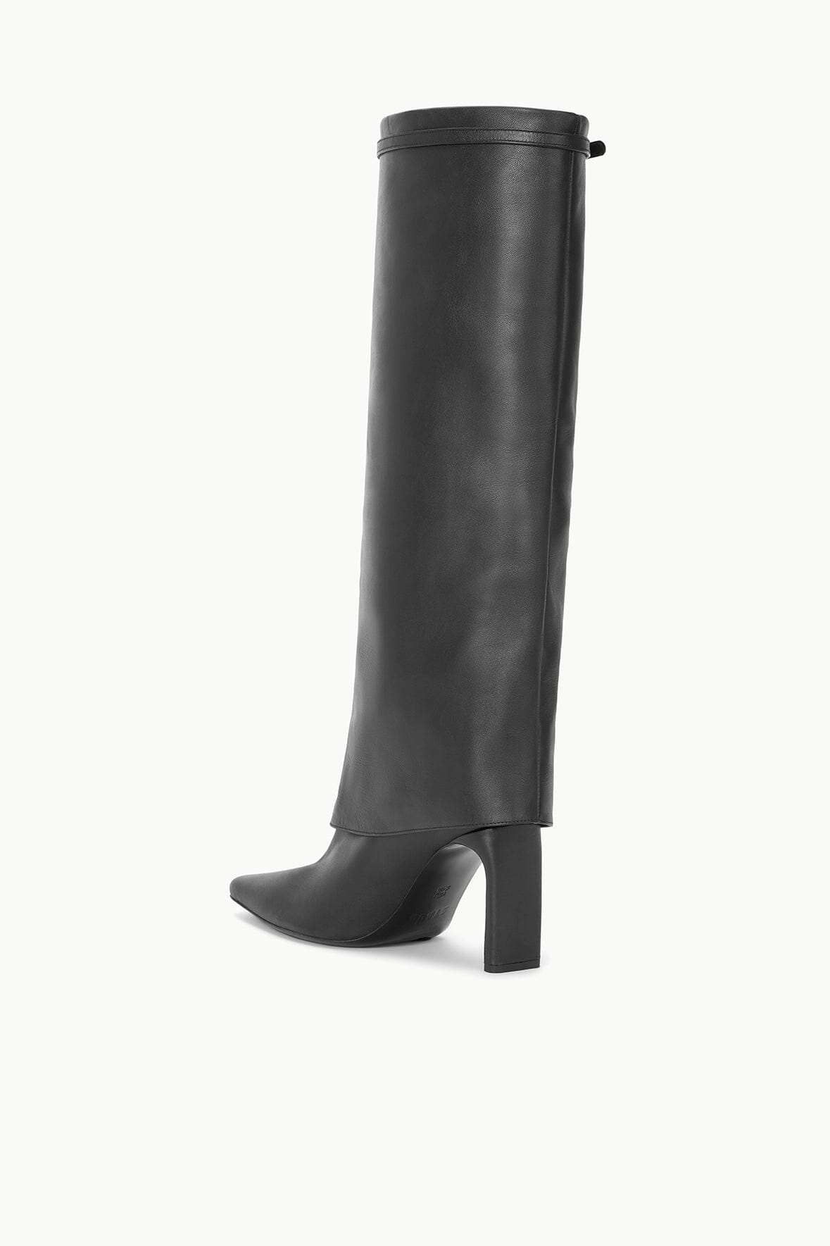 WALLY FOLDOVER HIGH HEEL BOOT | BLACK