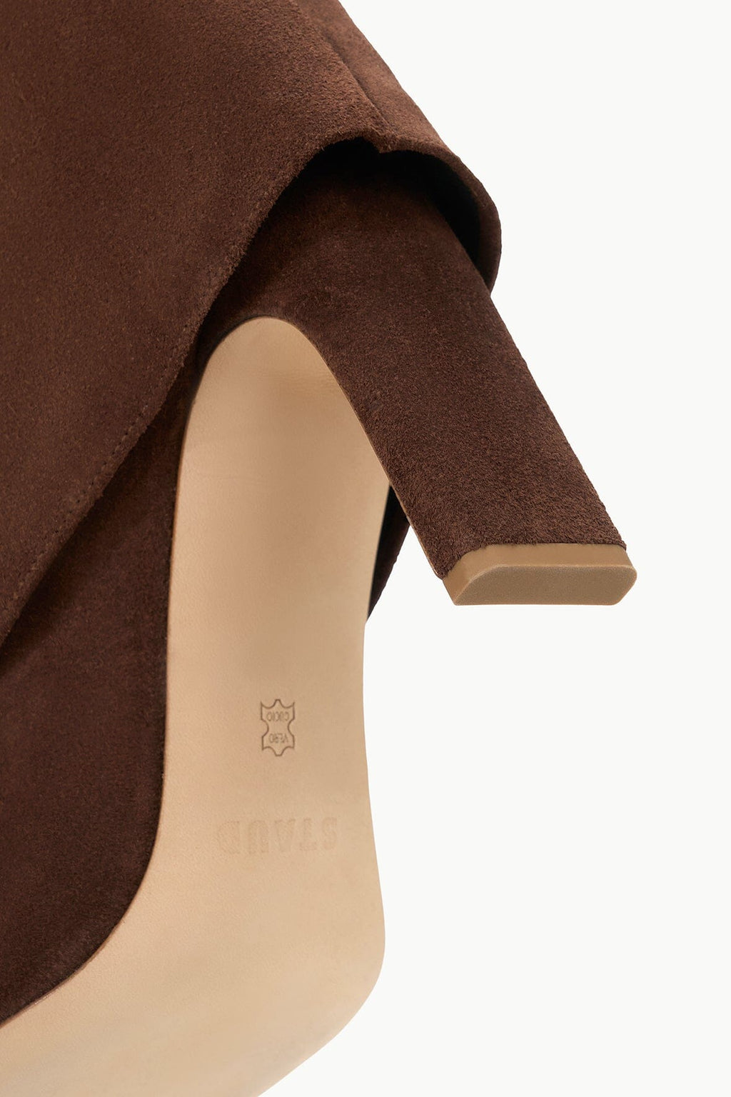 WALLY FOLDOVER HIGH HEEL BOOT | MAHOGANY SUEDE
