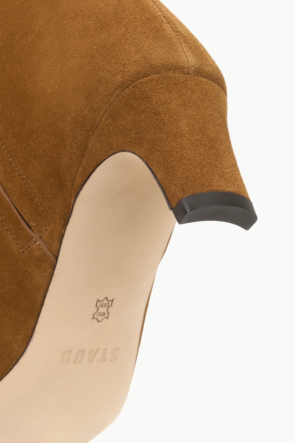 WIDE SHAFT WALLY BOOT | TAN SUEDE