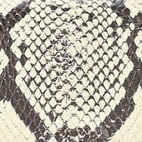 HARLOW BAG | WHITE SNAKE